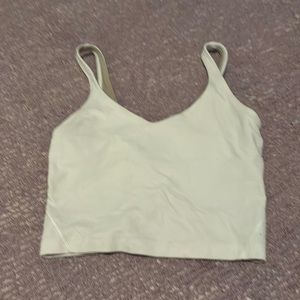 White lululemon align tank top